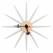 White Starburst Clock by George Nelson Replica