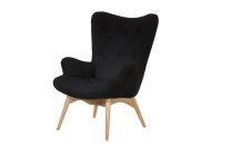 Replica Grant Featherston Chair Black Wool