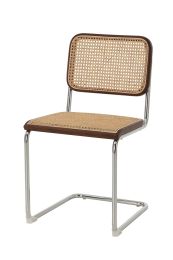 Replica Cesca Cane Dining Chair Dark Walnut by Marcel Breuer