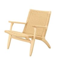 Replica CH25 Lounge Chair Timber