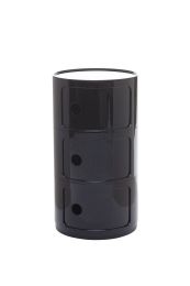 Replica Componibili 3 Tier Round Black Storage Unit