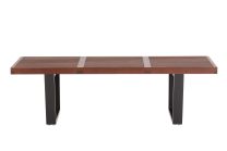 Replica George Nelson Bench 122 cm Dark Walnut