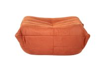 Replica Togo Ottoman in Rust - Fireside Pouf