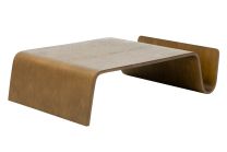 Scandi Coffee Table Light Walnut - Bentwood Mid Century Table