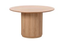 Tully Round Dining Table 120 cm Oak Veneer