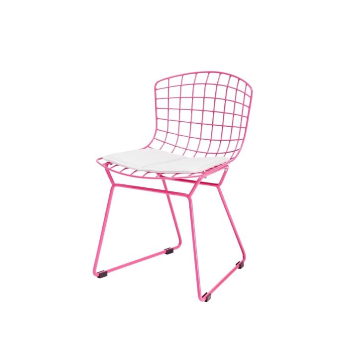 Replica Kids Bertoia Chair Pink | Junior Wire Chair