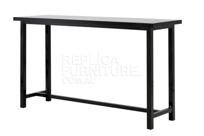 Replica Xavier Pauchard Bar Table - 190 cm Black Metal Bar Table