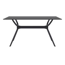 Black Air Outdoor Dining Table | 140cm Long 
