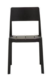 Black Plank Outdoor Chair