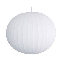 Replica George Nelson Bubble Ball Pendant Light - Silk Fabric (Medium)