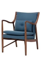 Finn Juhl 45 Lounge Chair - Replica - Teal Blue