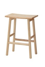 Loft Bar Stool - 65 cm Ash Timber