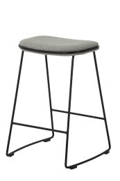 Madrid Upholstered Kitchen Bar Stool - 65 cm Seat Height