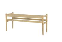 Modern Scandinavian Timber Bench