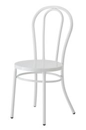 Paris Bentwood Steel Chair - Reproduction - White