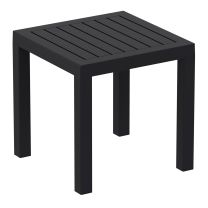 Ocean Outdoor Side Table | UV resistant Black Plastic