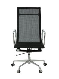Replica Black Mesh Office chair High Back with Armrest