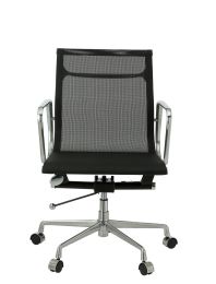 Replica Black Mesh Office Chair Low Back with Armrest