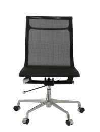 Replica Black Mesh Office Chair Low Back with No Armrest