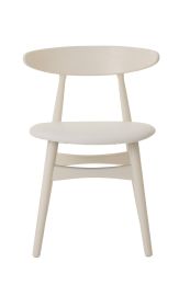Replica CH33 Dining Chair Ivory White