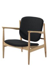 Replica France Lounge Chair by Finn Juhl - Ash Timber Frame