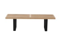 Replica George Nelson Bench - Natural 122 cm