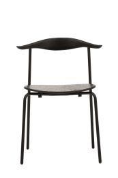 Replica Hans Wegner CH88 Stacking Chair - Black