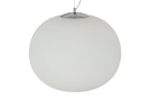 Glo-Ball suspension light - round opaque glass - Replica Jasper Morrison - 45 cm Diameter