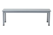 Replica Silver Grey Muuto Linear Steel Bench by Thomas Bentzen
