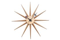 Replica Starburst Clock by George Nelson - Natural Timber Colour