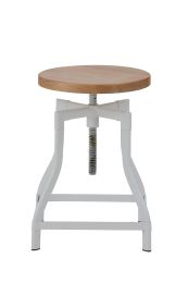 Replica Turner Industrial Bar Stool - Small White