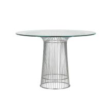 Replica Warren Platner Glass Dining Table - 100 cm Round
