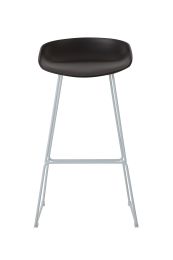 Replica White Metal Sled 75cm Hee Welling Stool with Black Seat