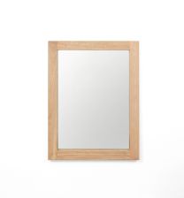 Scandinavian Large Timber Mirror - 130 x 100 cm - Wall Mirror