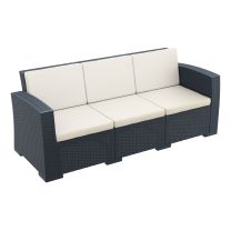 Monaco Outdoor 3 Seat Sofa with Cushions by Siesta