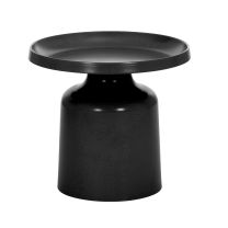 Black Sigge Side Table by Dane Craft | Black Metal Occasional Table