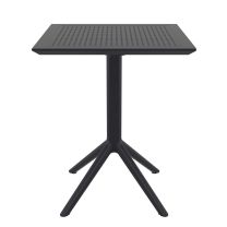 Sky Folding 60 Dining Table Square Black by Siesta