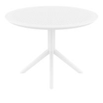 Sky Table 105 - Round White Outdoor Table by Siesta.jpg