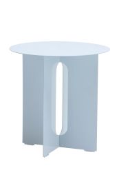 The Edge Metal Side Table White