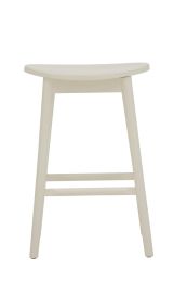 White Scandinavian Bar Stool