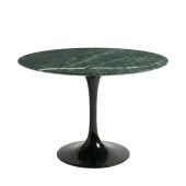 Replica Eero Saarinen Tulip Table 120cm – Solid Verde Alpi Green Marble