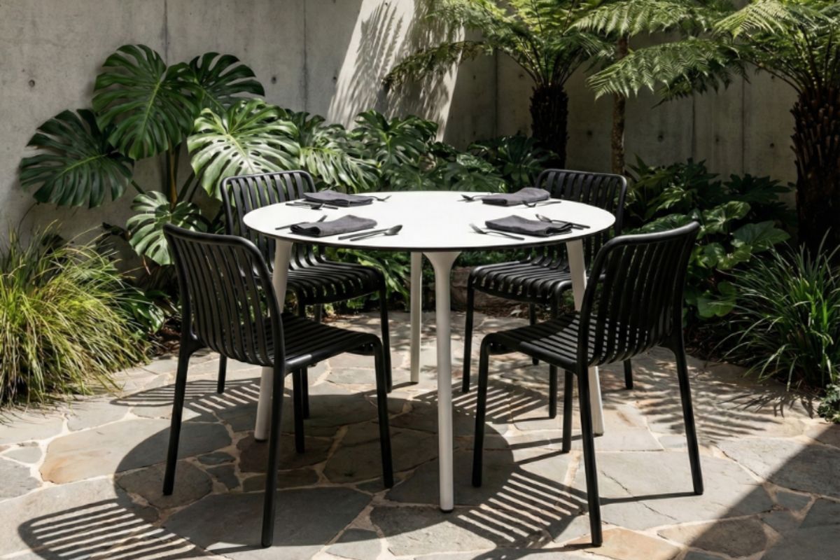 Furnlink-Maya-outdoor-table-bordeaux-chair