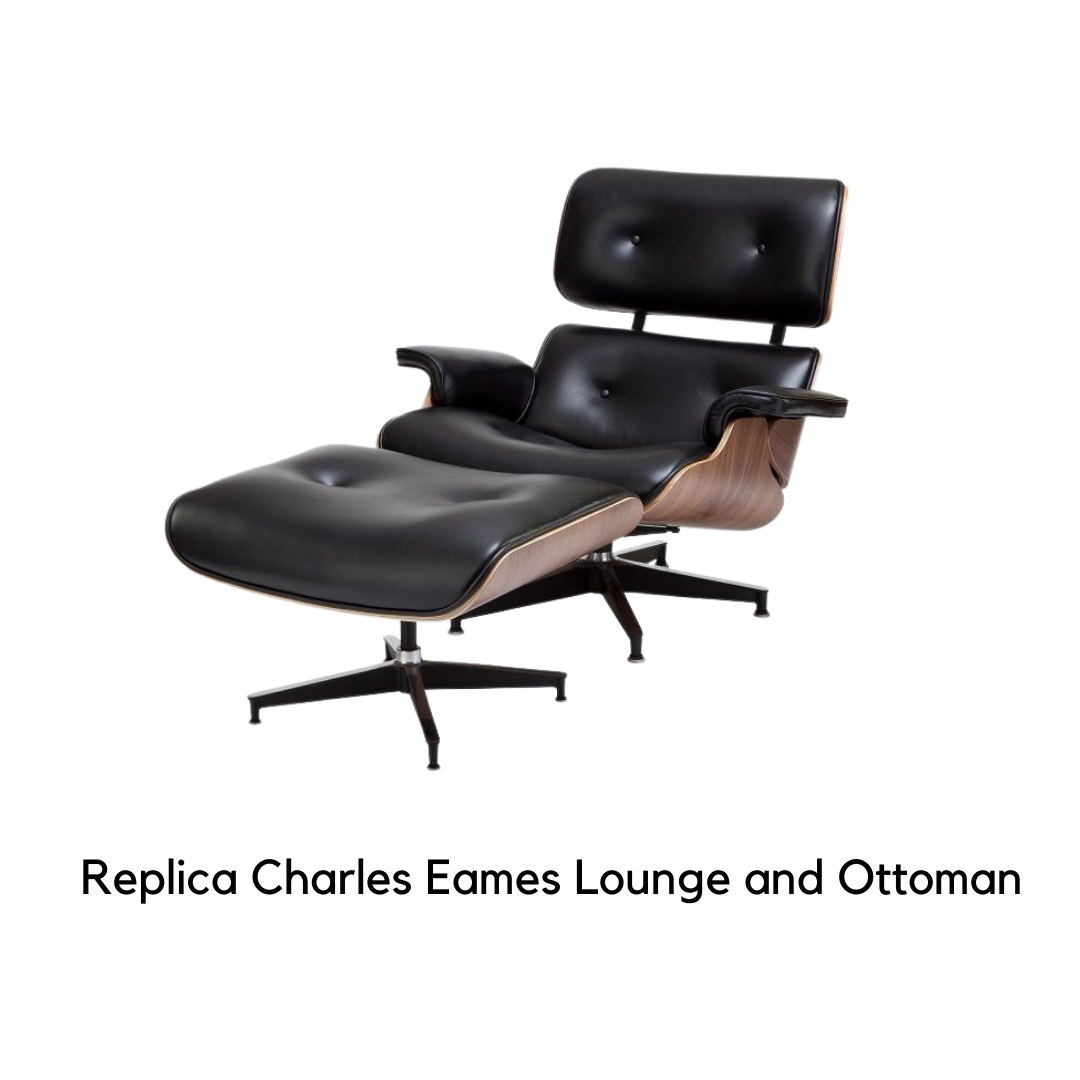 Replica Charles Eames Lounge and Ottoman