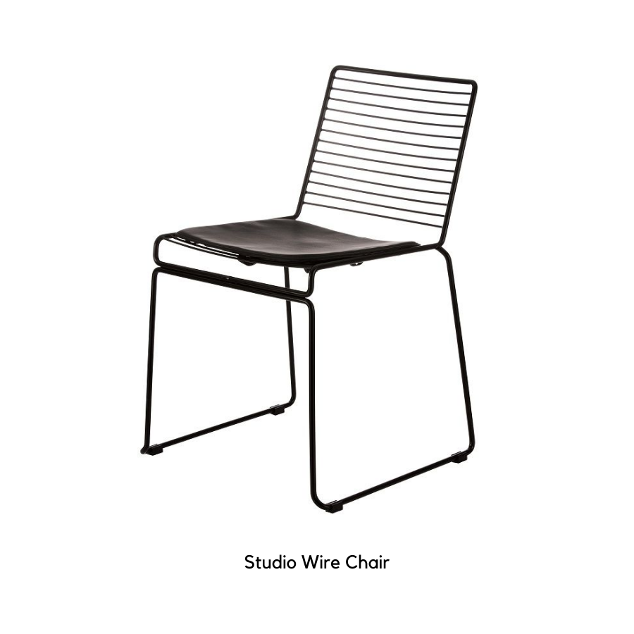 Stackable Wire Studio Chair