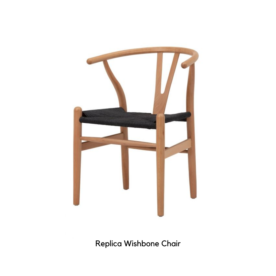 Timber and Rattan Dining Chair