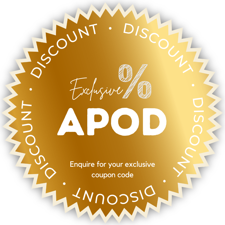 Exclusive discount coupon available to all APOD members Exclusive APOD discounts available to our Australian Defence Force and Veteran community