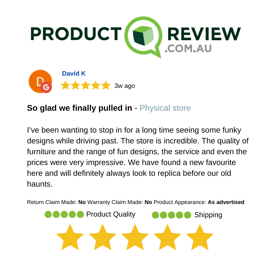 5 Star Review from Customer
