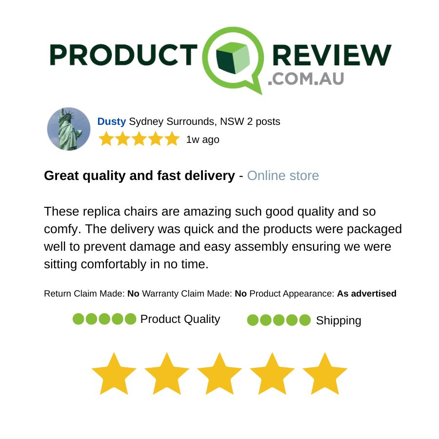 5 Star Review from Customer