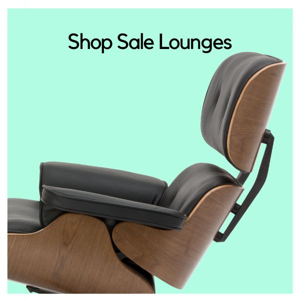 Save on comfortable and stylish designer lounge chairs in our Afterpay Day sale.