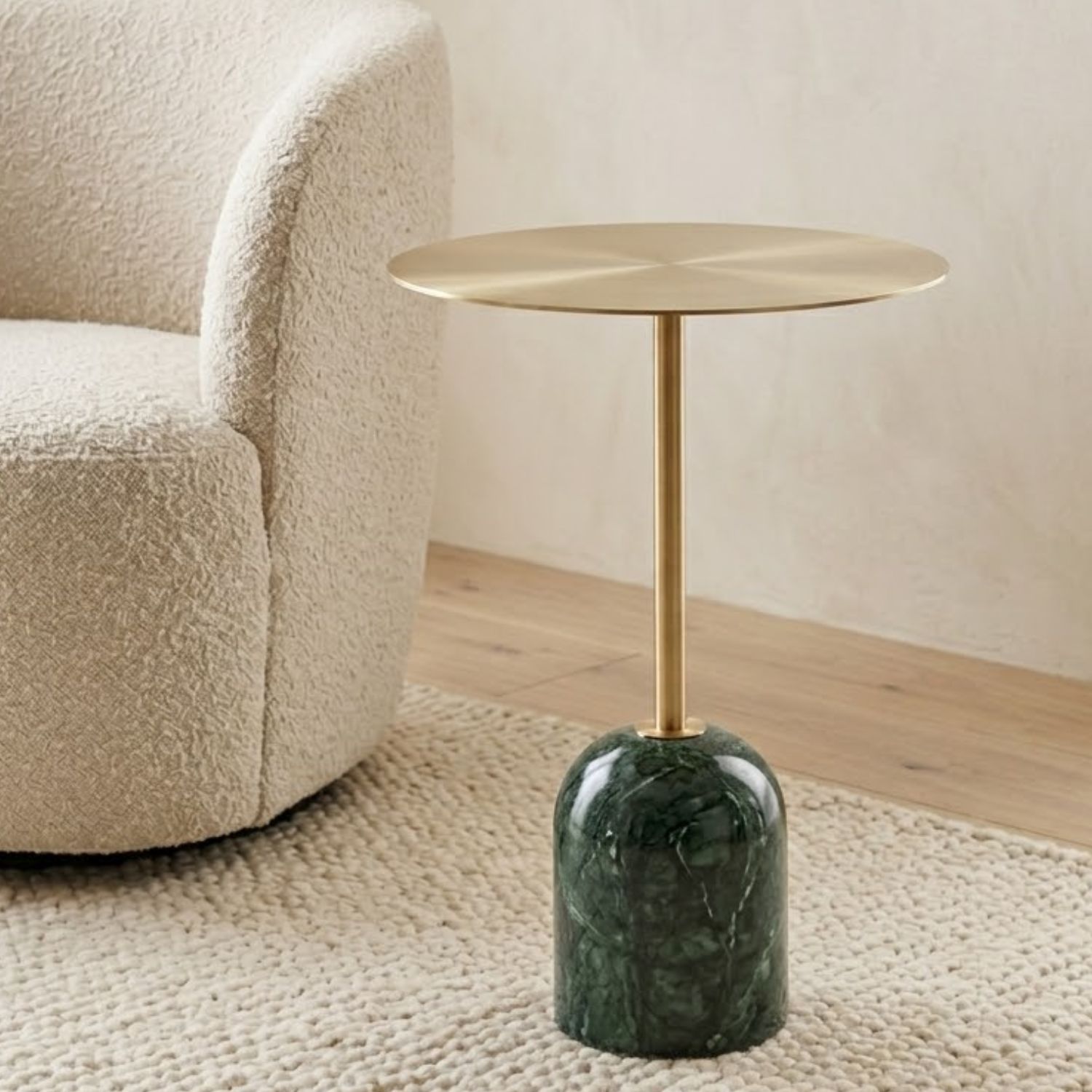 Explore the Pravina Green Marble Coffee Table A premium green marble coffee table showcasing natural, organic veining